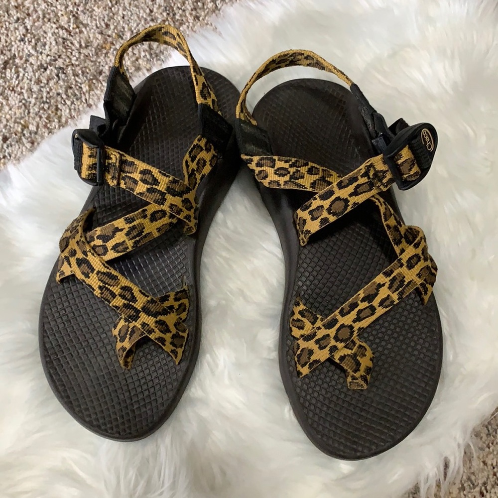 Leopard Chaco- size 8- worn once